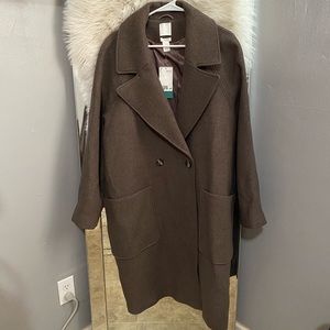 NWT HM MANTECO WOOL COAT